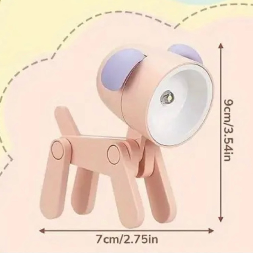 Night Light, Dog, Your Choice of 1 Pink or White, NEW - Picture 11 of 12